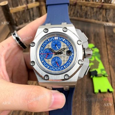 Replica Audemars Piguet ROO Michael Schumacher Watch Blue Dial Automatic